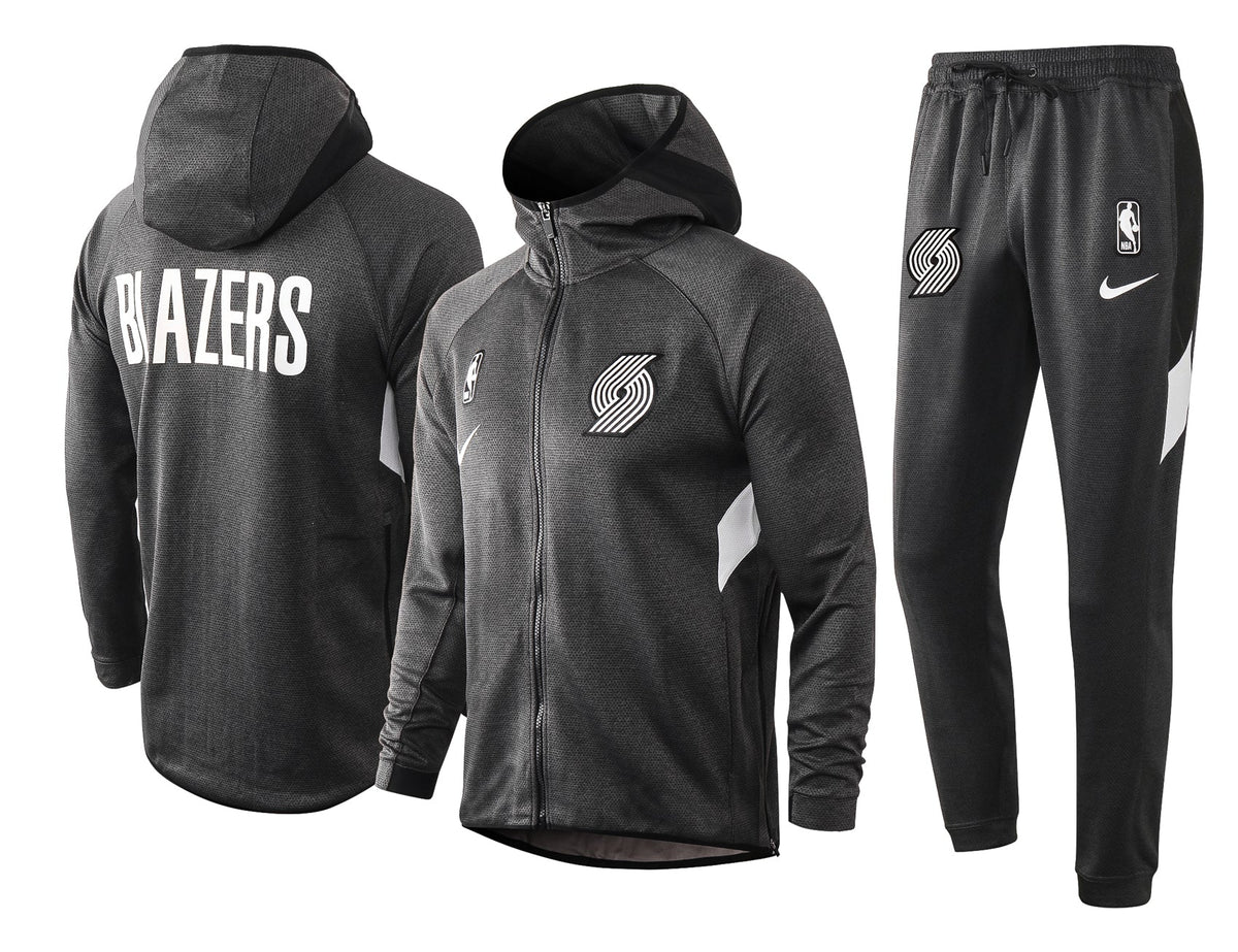 Set Nike NBA Therma Flex Portland Trail Blazer Black Training