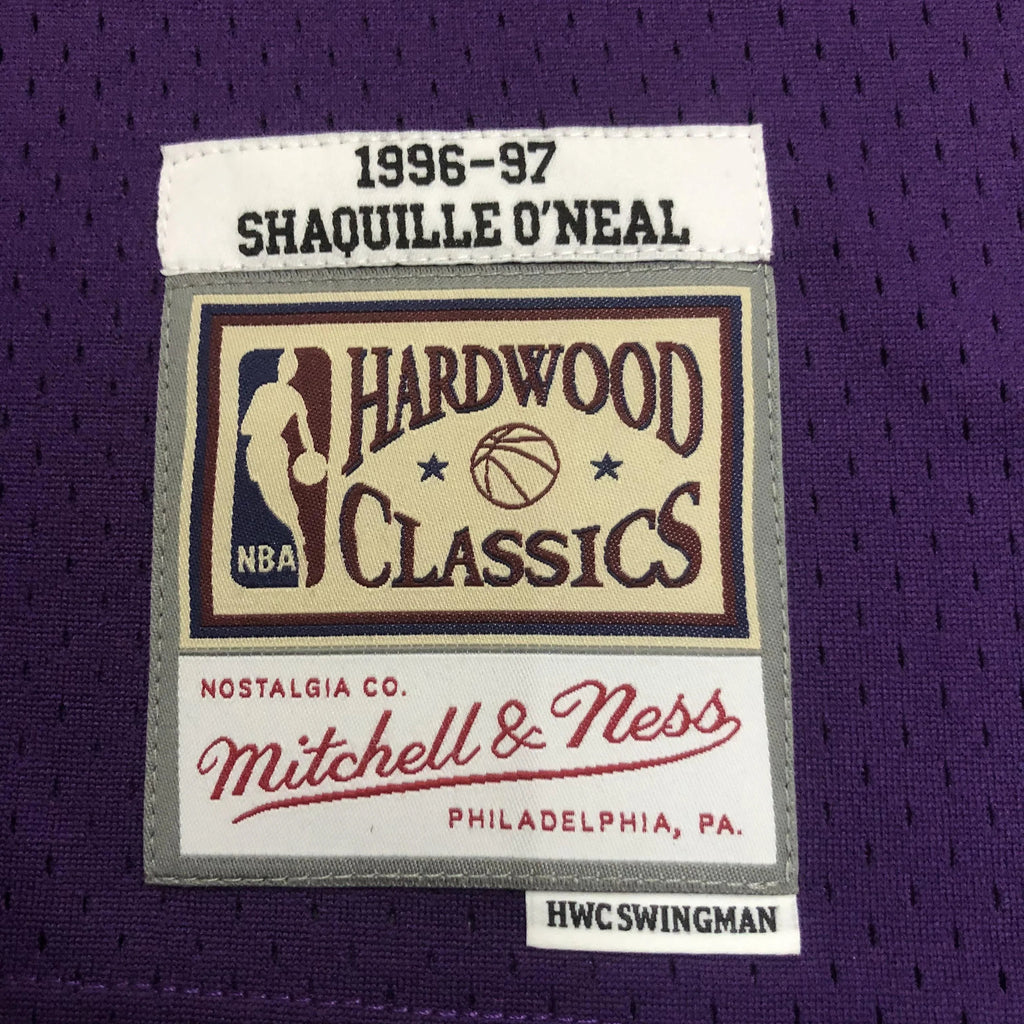 Jersey Swingman Los Angeles Lakers Mitchell & Ness Purple Hardwood Classics 1996/97