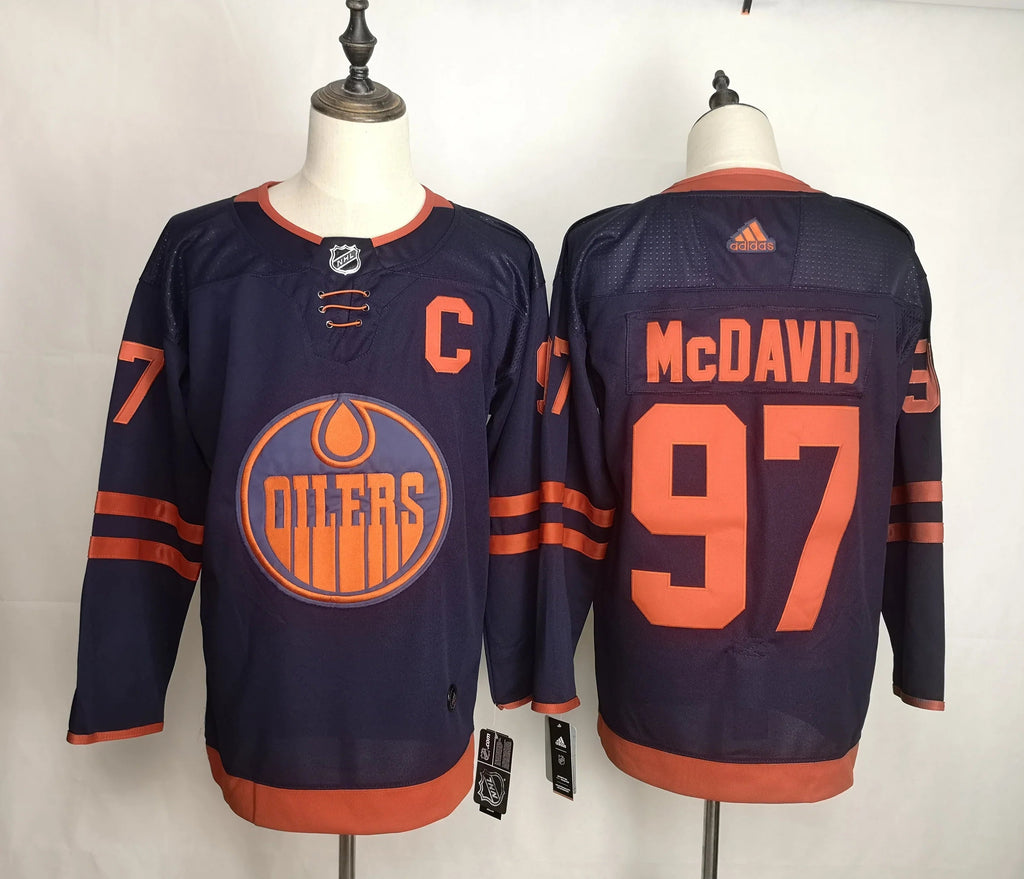 Jersey Edmonton Oilers Navy Blue