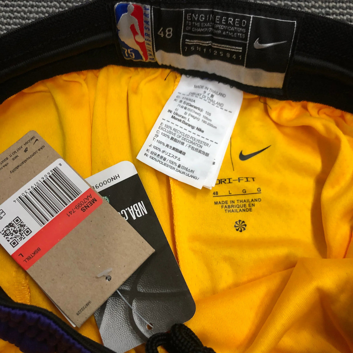 Shorts Los Angeles Lakers Icon Edition Diamond 75th