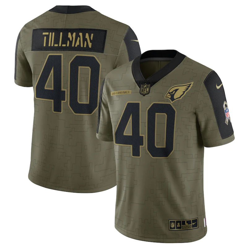 NFL Arizona Cardinals Vapor Limited Jersey Salute To Service 2021
