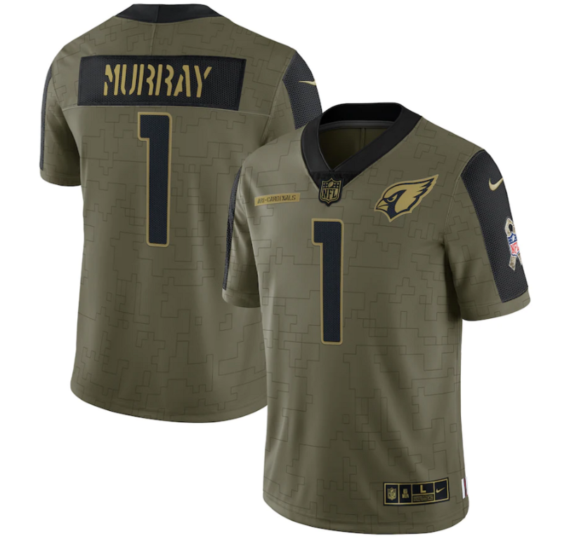 NFL Arizona Cardinals Vapor Limited Jersey Salute To Service 2021