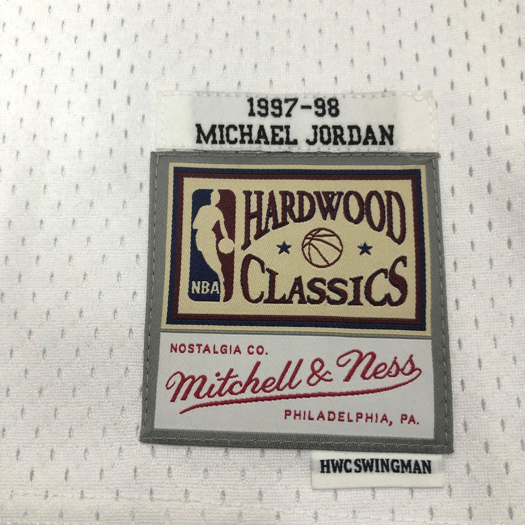 Jersey Swingman Chicago Bulls Mitchell & Ness Hardwood Classics 1997/98 White