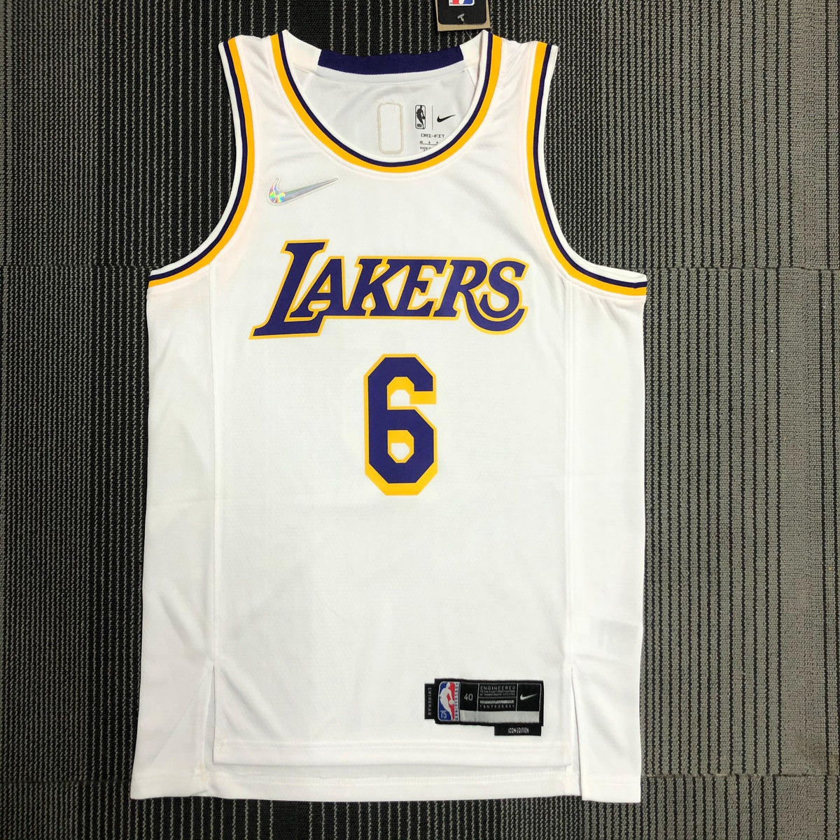 Jersey Los Angeles Lakers Association Edition Diamond 75th