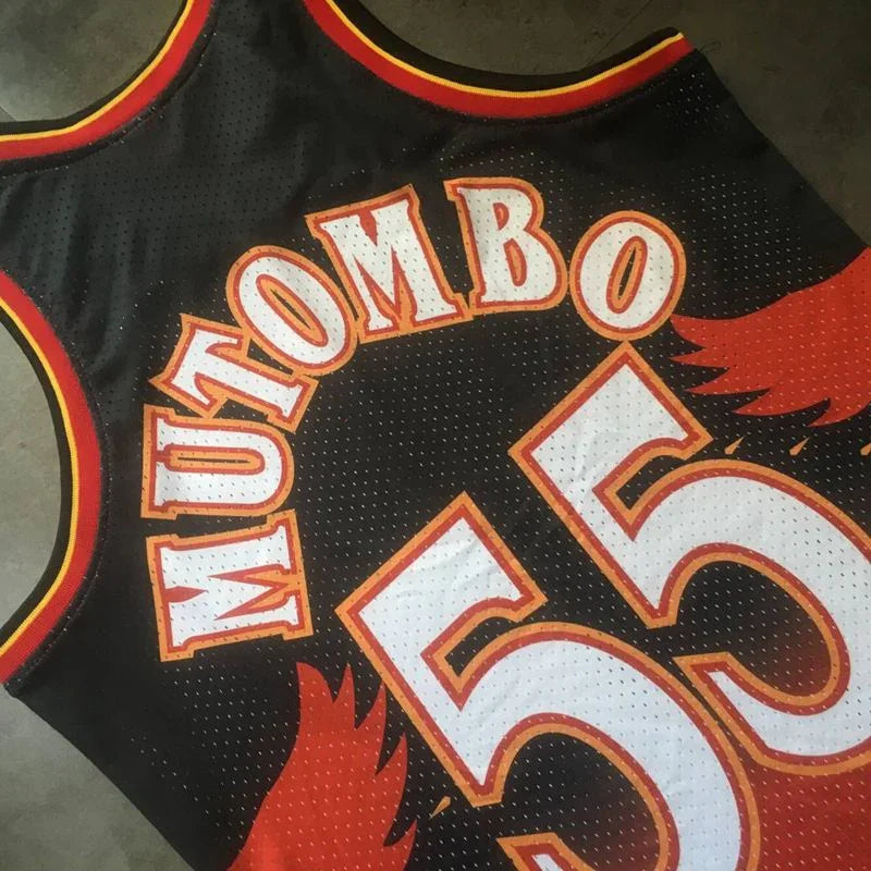 Jersey Authentic Atlanta Hawks Mitchell & Ness Hardwood Classics 1996/97