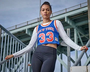 Jersey Cropped Michael Jordan Chicago Bulls Mitchell & Ness Hardwood Classics