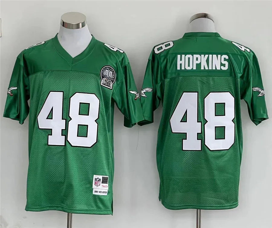 Jersey Philadelphia Eagles Mitchell & Ness Throwback Green
