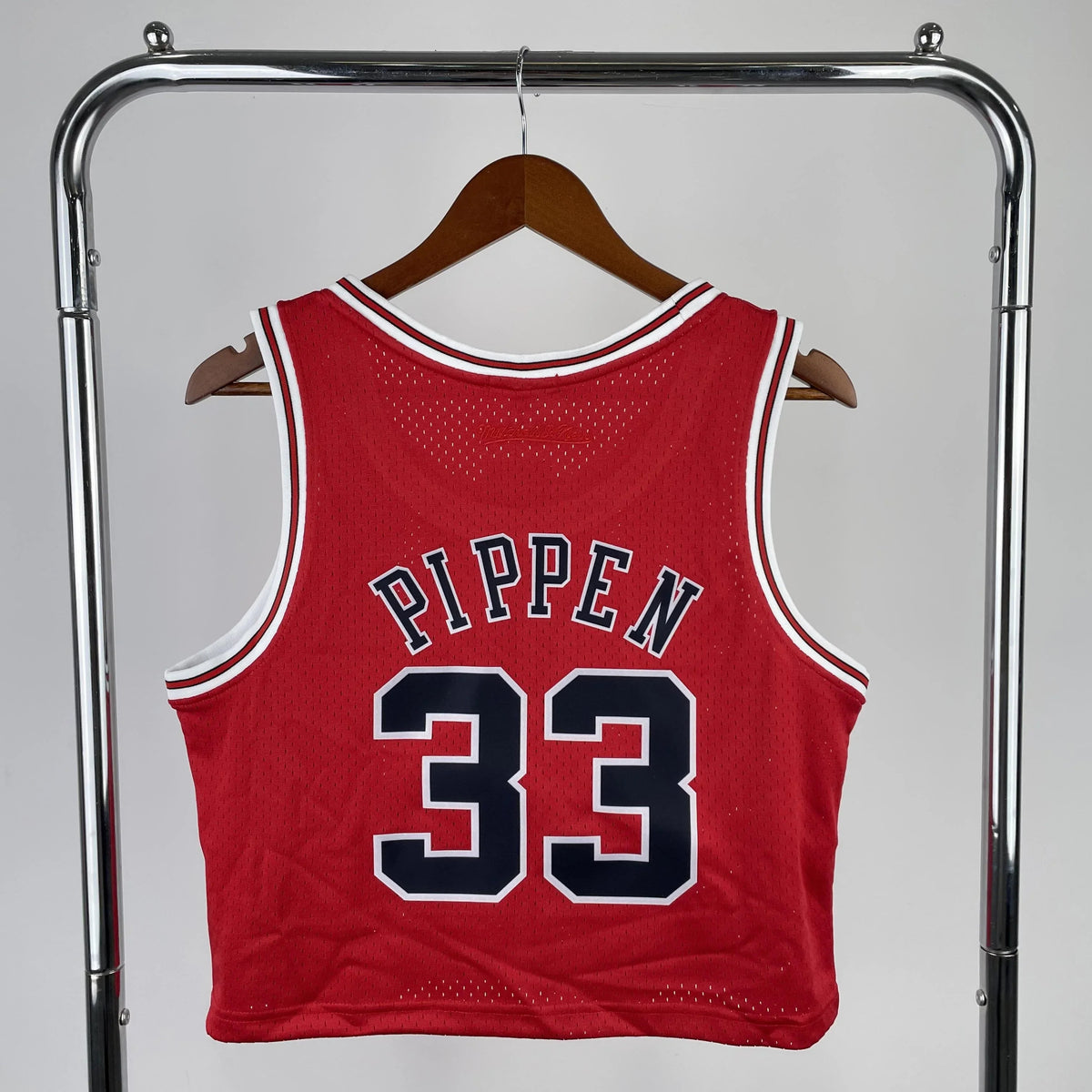 Jersey Cropped Pippen Chicago Bulls Mitchell & Ness Hardwood Classics