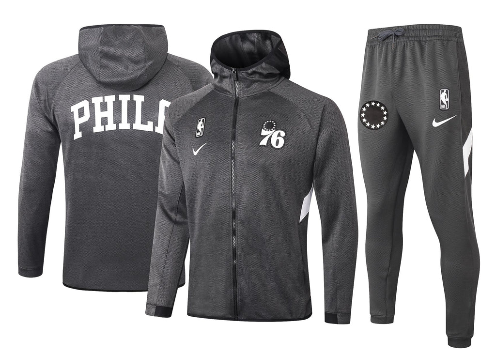 Set Nike NBA Therma Flex Philadelphia 76ers Black Training