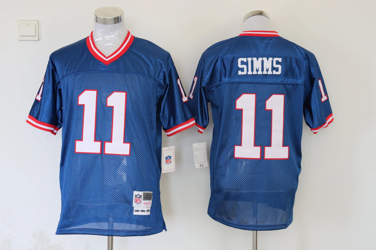 Jersey New York Giants Mitchell & Ness Blue