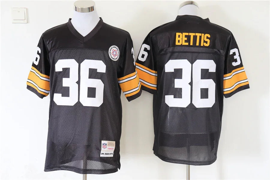 Jersey Pittsburgh Steelers Mitchell & Ness Throwback Black