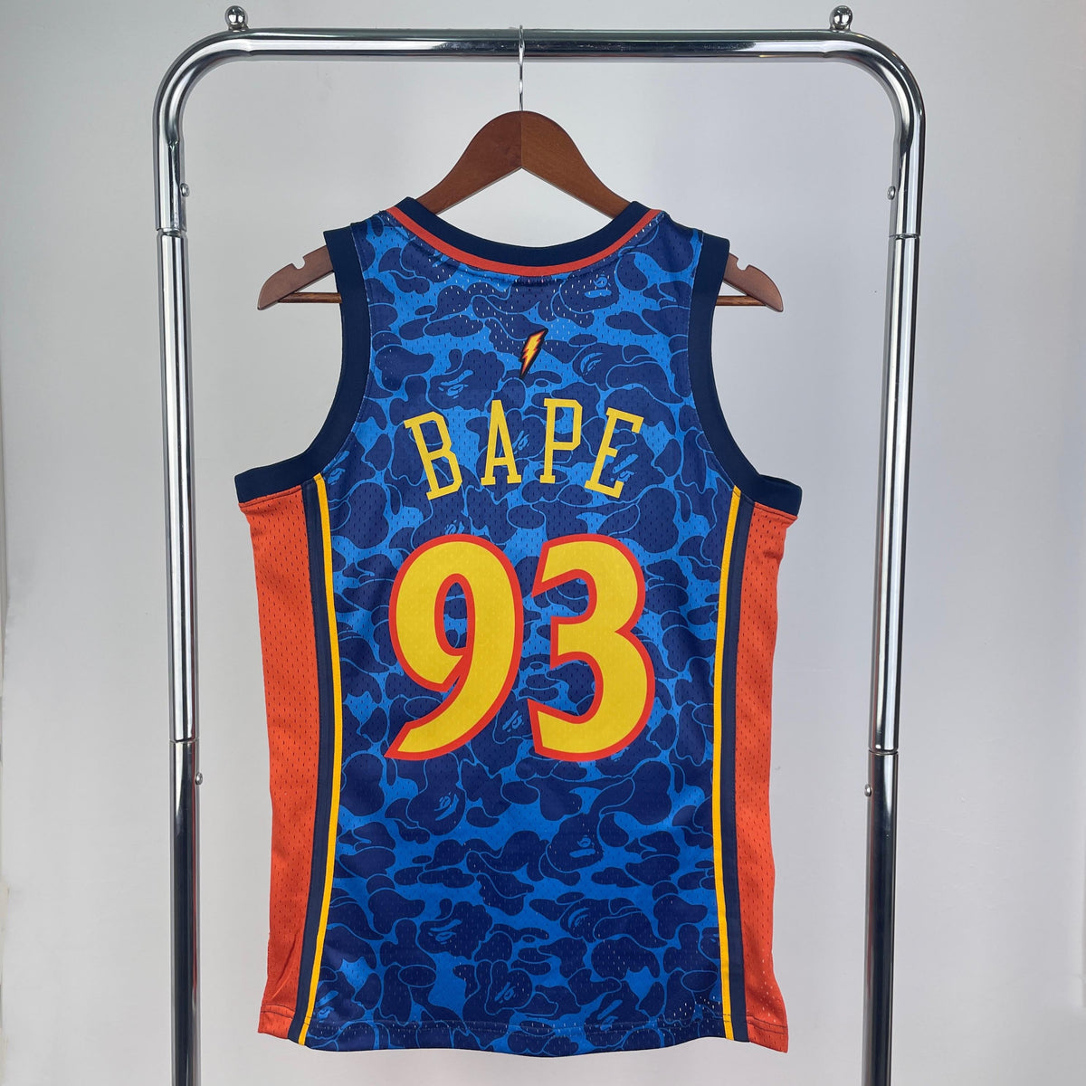 Jersey Swingman BAPE X Golden State Warriors Mitchell & Ness Hardwood Classics 2009/10