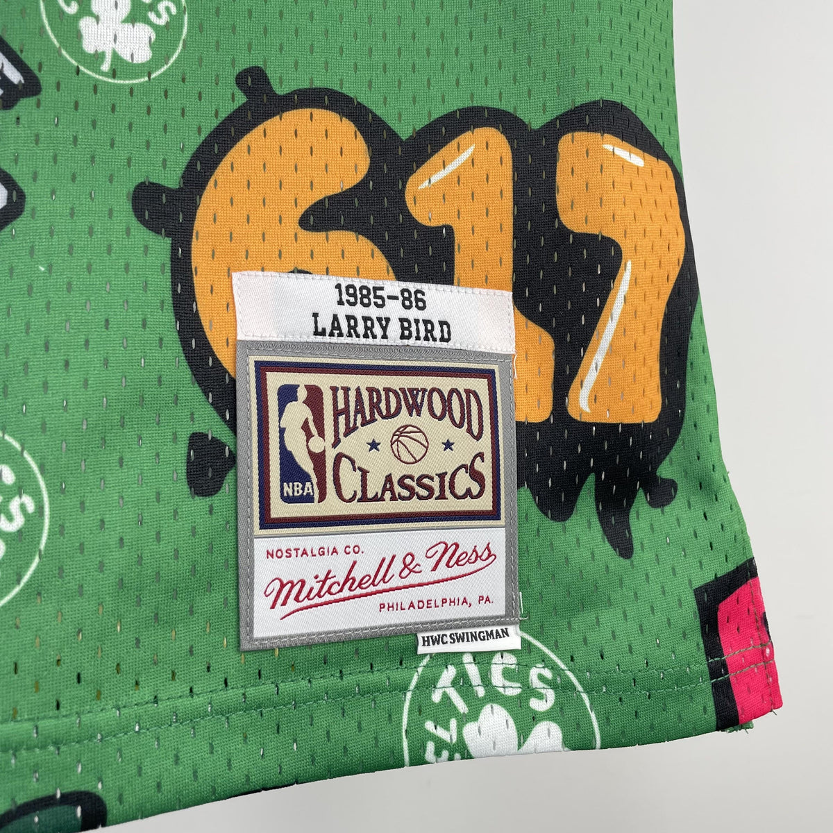 Jersey Swingman Slap Sicker Boston Celtics Mitchell & Ness 1985/86