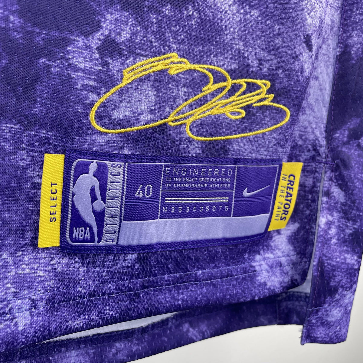 Jersey Los Angeles Lakers Lebron James MVP Select Series