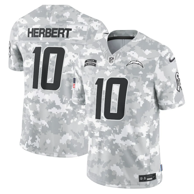 NFL Los Angeles Chargers Vapor F.U.S.E. Limited Jersey Salute To Service 2024