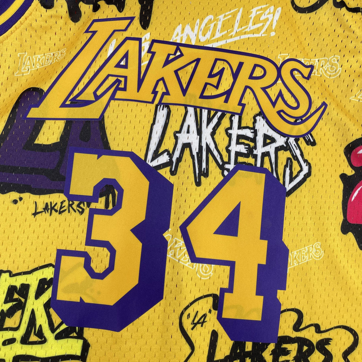 Jersey Swingman Slap Sicker Los Angeles Lakers Mitchell & Ness 1996/97
