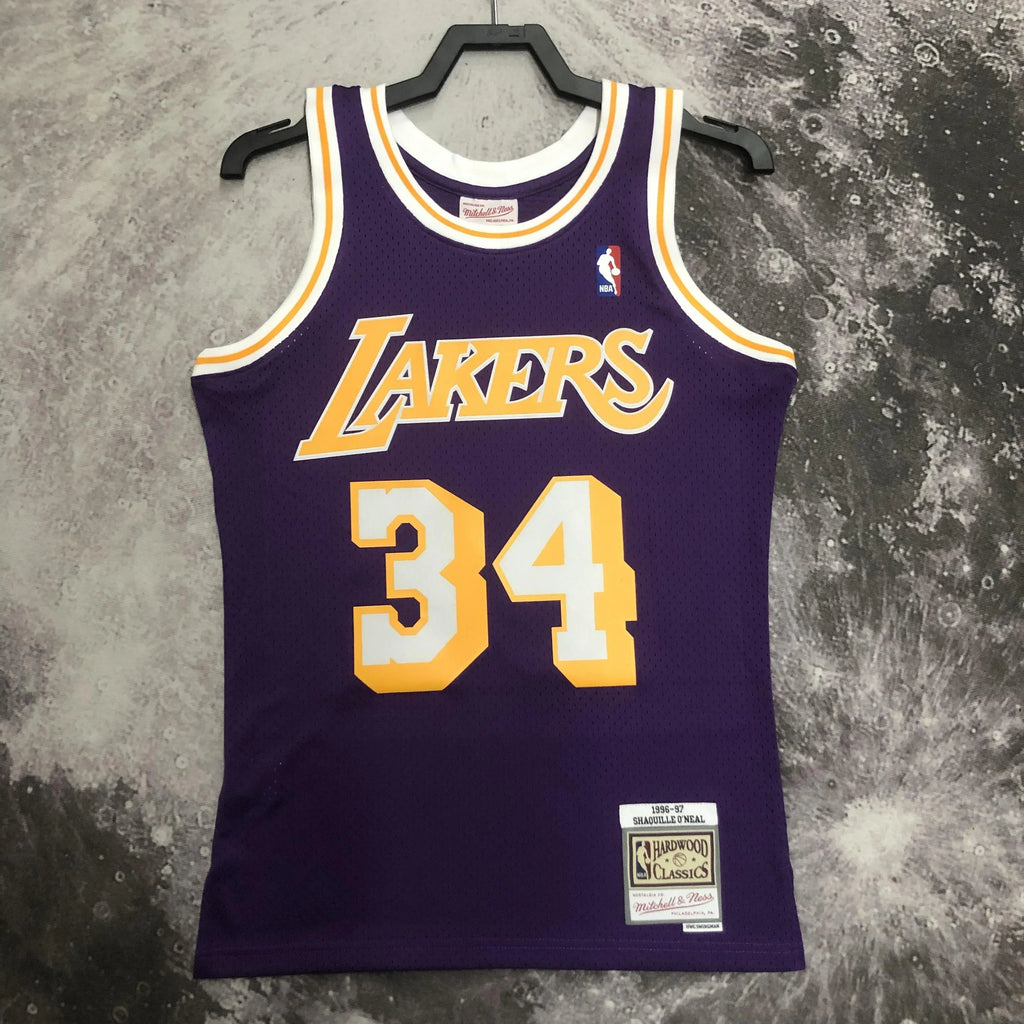 Jersey Swingman Los Angeles Lakers Mitchell & Ness Purple Hardwood Classics 1996/97
