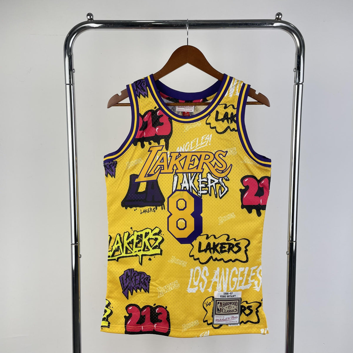 Jersey Swingman Slap Sicker Los Angeles Lakers Mitchell & Ness 1996/97