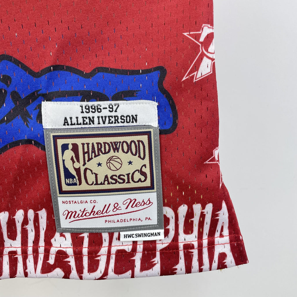Jersey Swingman Slap Sicker Philadelphia 76ers Mitchell & Ness 1996/97