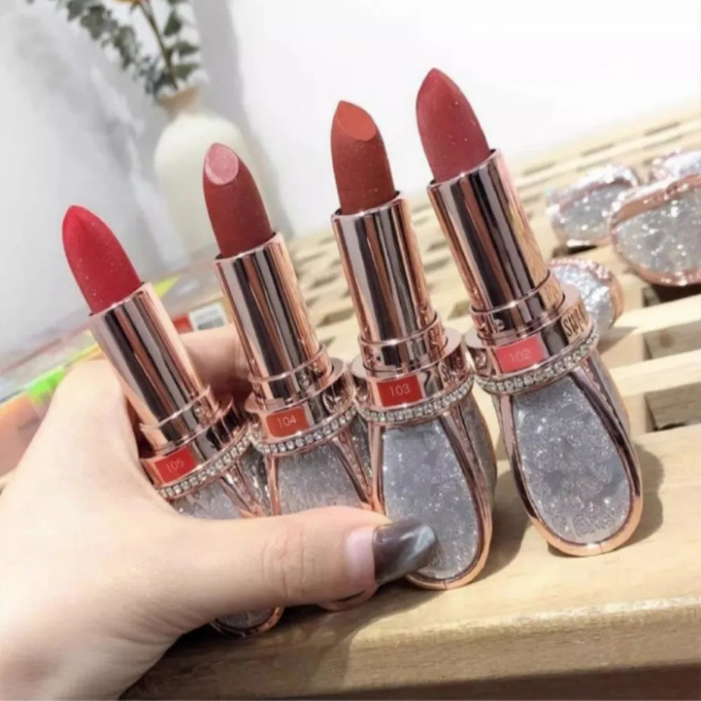 (2-pack) 103 Castle Brick Red+104 Cerna Tomato Bow Matte Lipstick