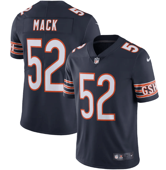 NFL Chicago Bears Vapor Limited Jersey Blue