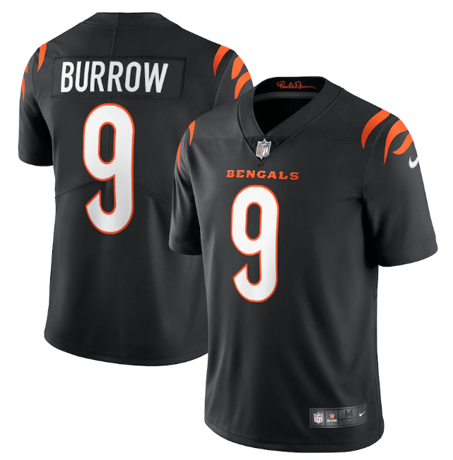 NFL Cincinnati Bengals Vapor Limited Jersey Black
