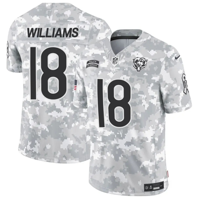 NFL Chicago Bears Vapor F.U.S.E. Limited Jersey Salute To Service 2024