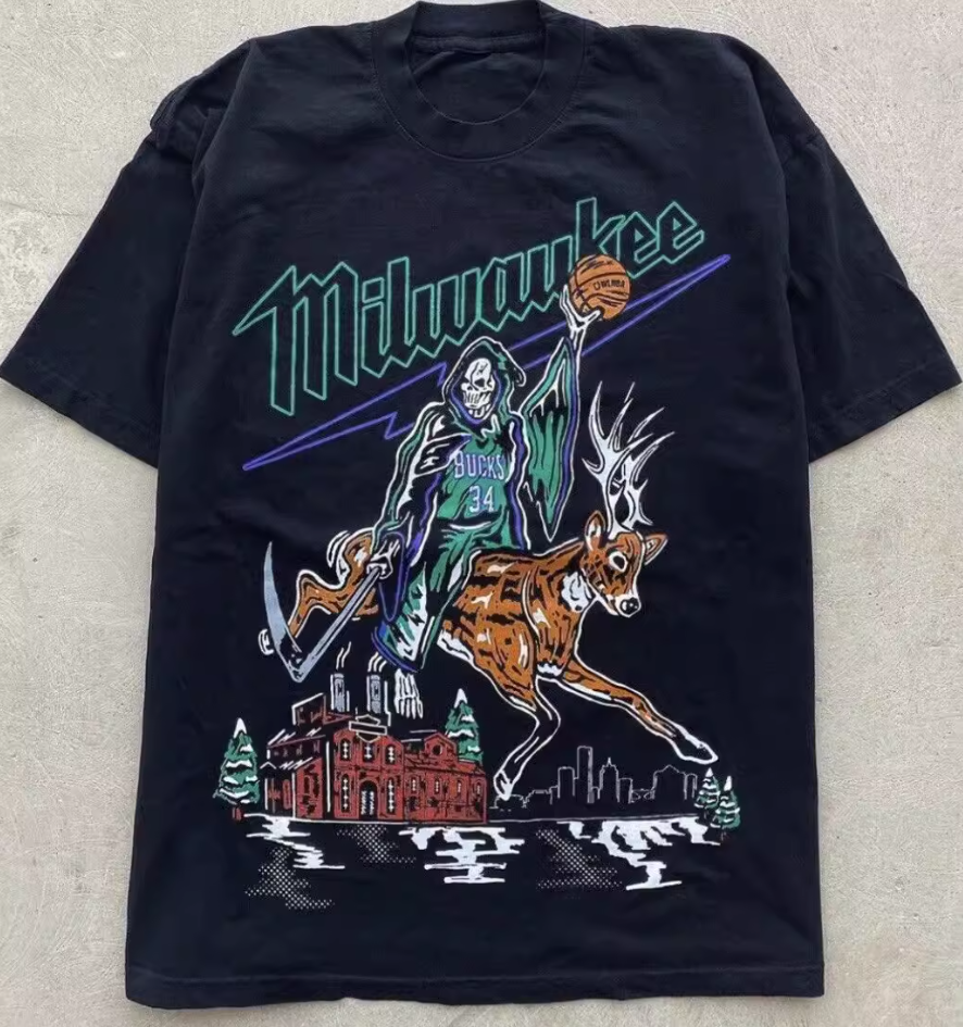 Warren Lotas NBA - T-Shirt Milwaukee Bucks "Antetokounmpo 34"