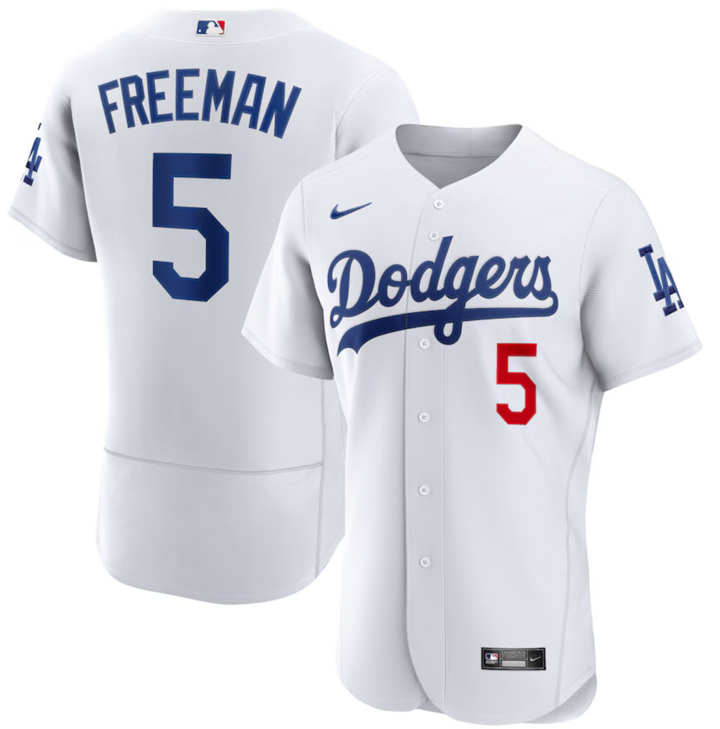 MLB Los Angeles Dodgers Jersey White Authentic