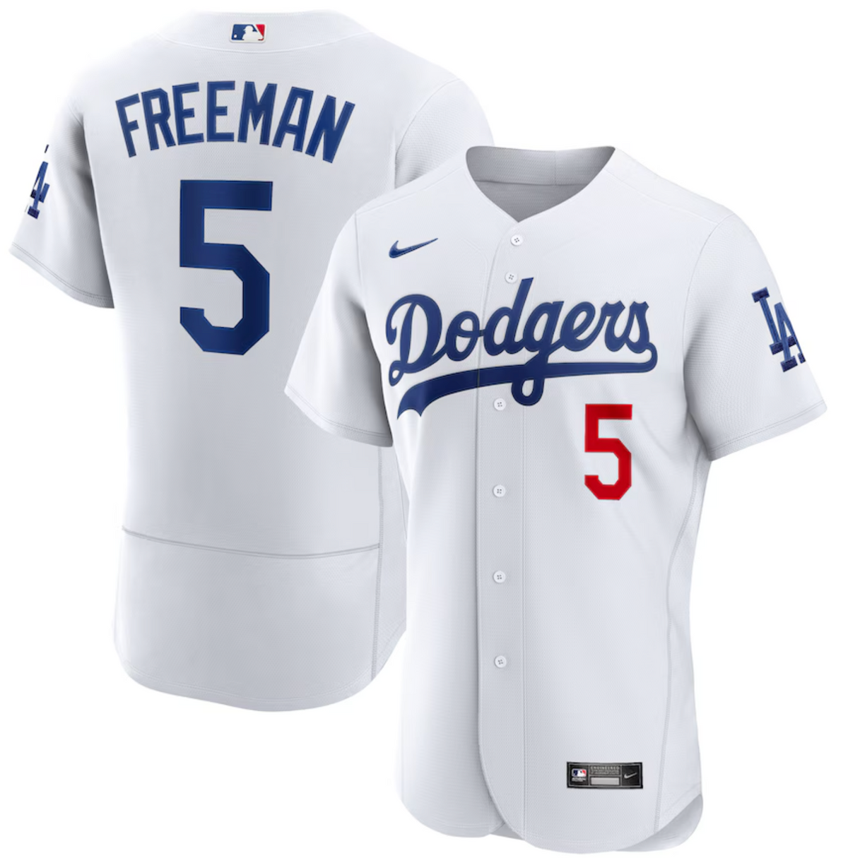 MLB Los Angeles Dodgers Jersey White Authentic