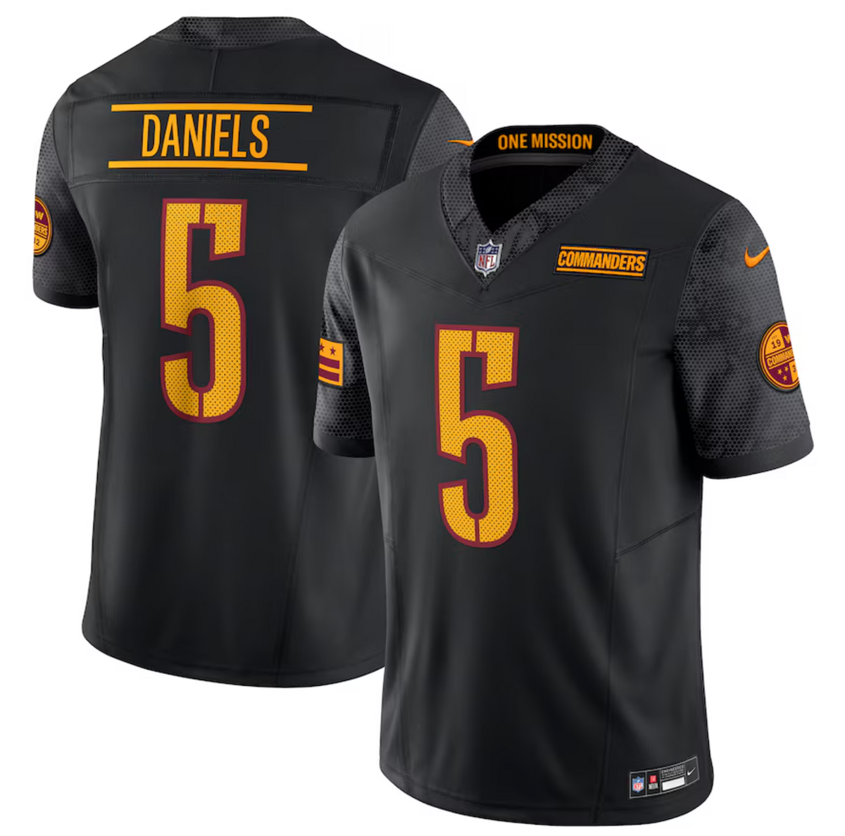 NFL Washington Commanders Vapor F.U.S.E. Limited Jersey Black
