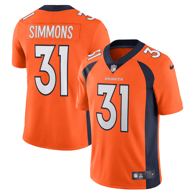 NFL Denver Broncos Vapor Limited Jersey Orange