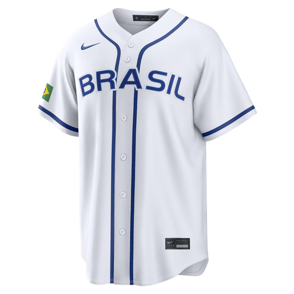 Jersey Beisebol Brasil WBC 2026 White