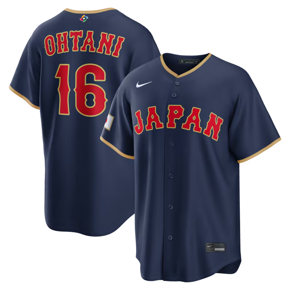 Jersey Beisebol Japan WBC 2026 Blue