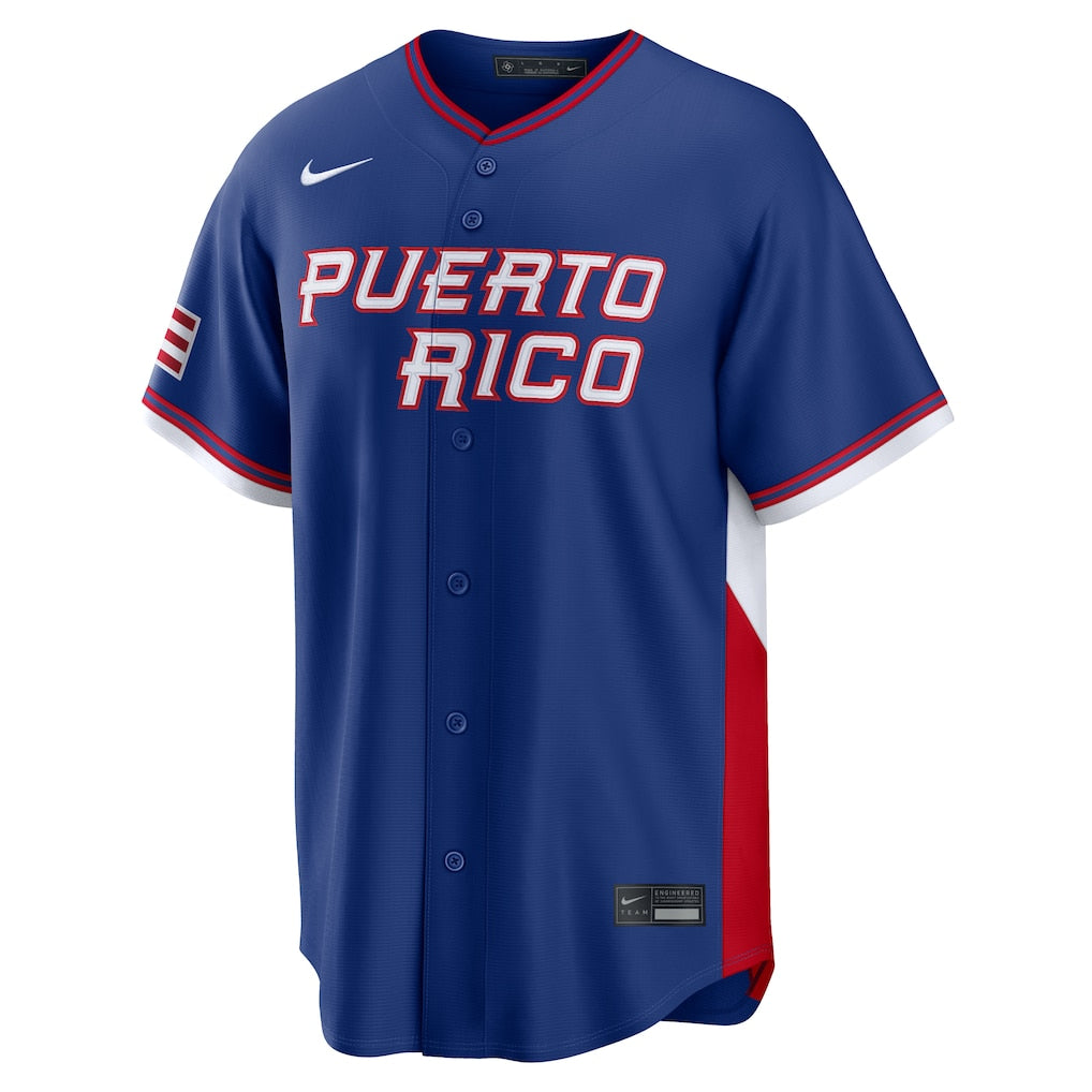 Jersey Beisebol Porto Rico WBC 2026 Blue