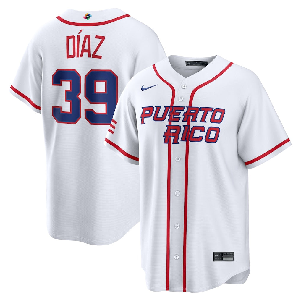 Jersey Beisebol Porto Rico WBC 2026 White