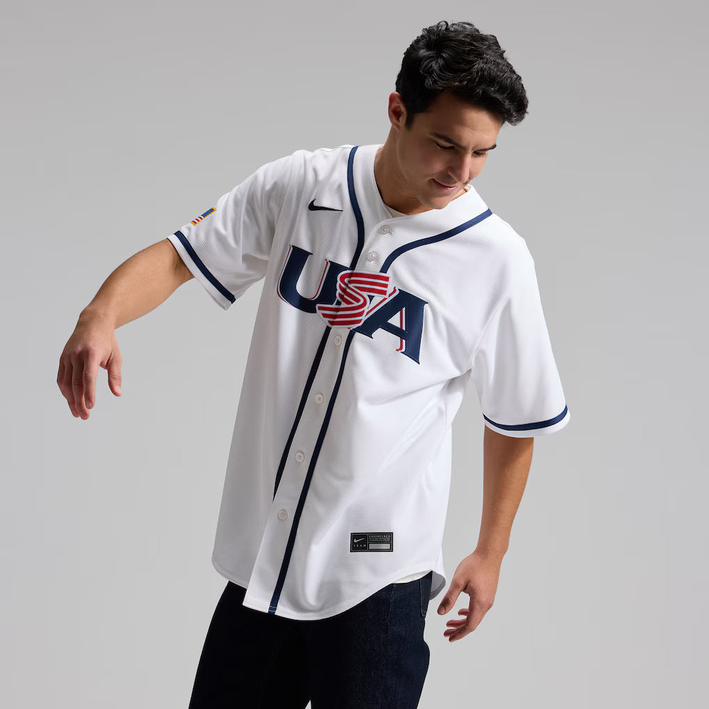 Jersey Beisebol USA WBC 2026 White
