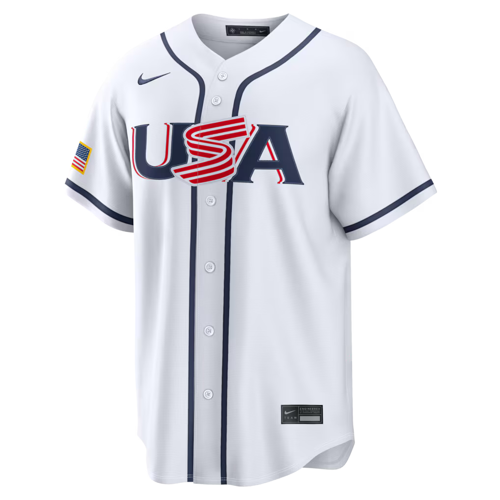 Jersey Beisebol USA WBC 2026 White