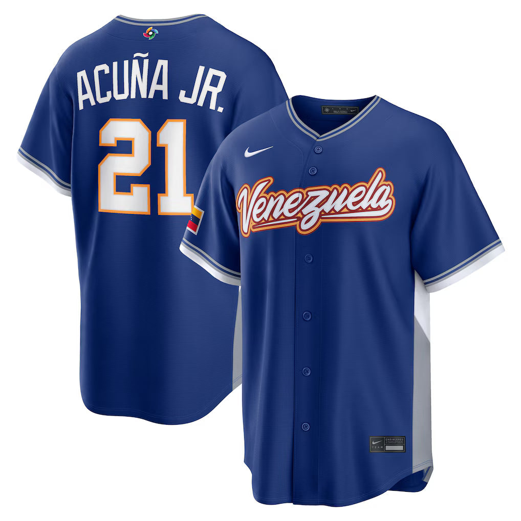 Jersey Beisebol Venezuela WBC 2026 Blue