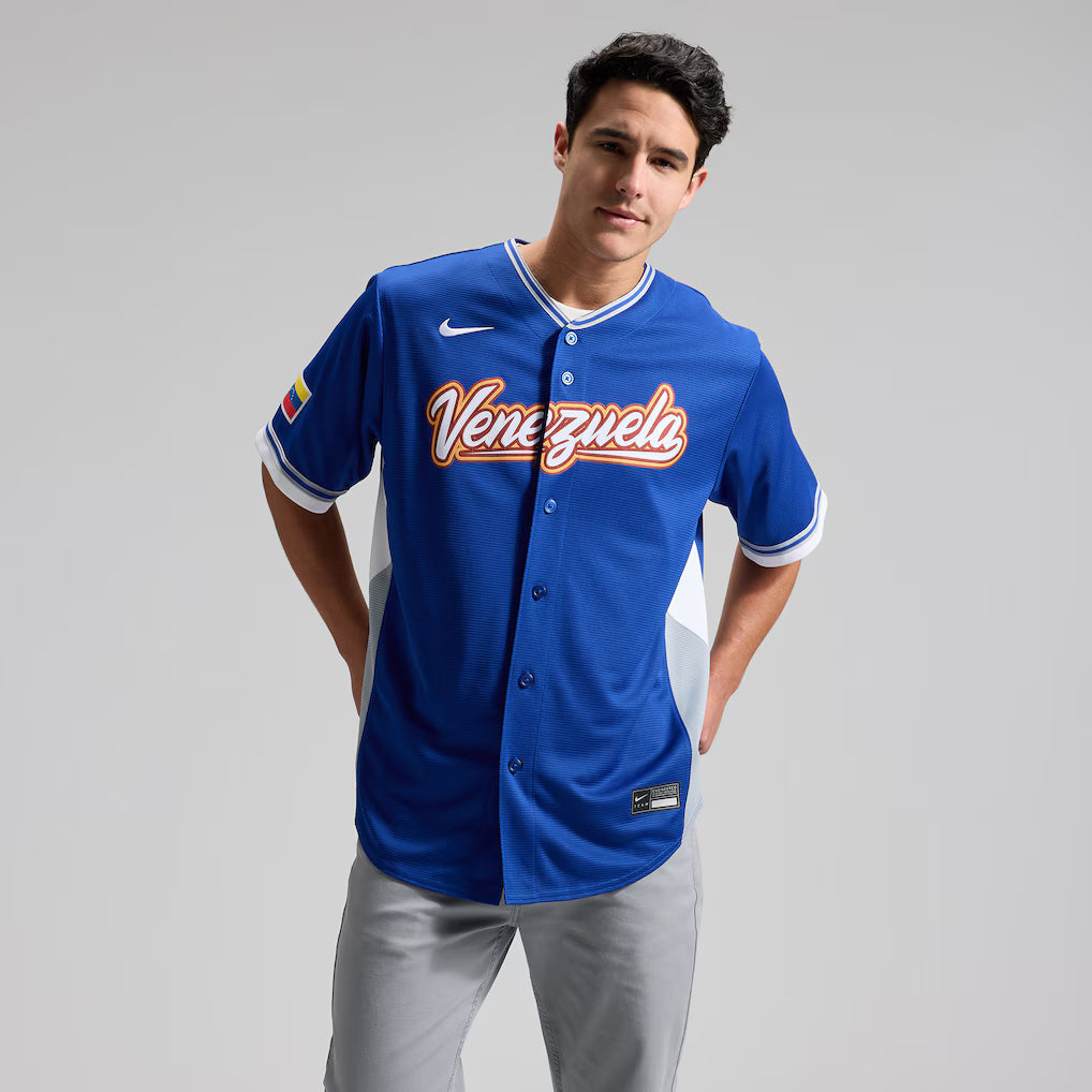 Jersey Beisebol Venezuela WBC 2026 Blue