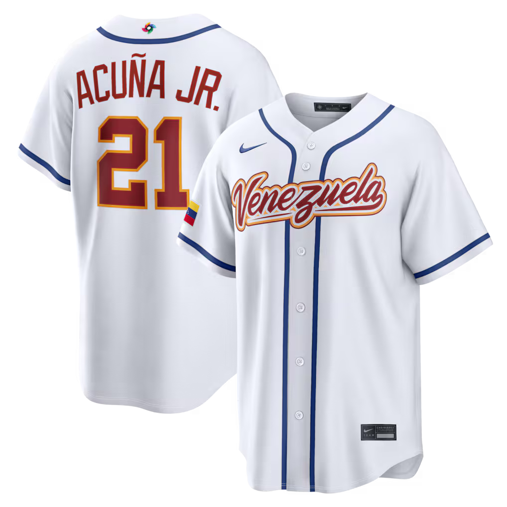 Jersey Beisebol Venezuela WBC 2026 White