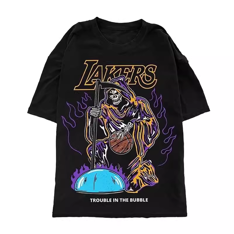 Warren Lotas NBA - T-Shirt Los Angeles Lakers "Trouble in the Bubble"