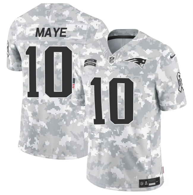NFL New England Patriots Vapor F.U.S.E. Limited Jersey Salute To Service 2024