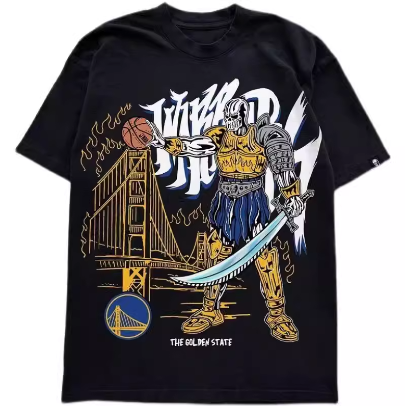 Warren Lotas NBA - T-Shirt Golden State Warriors "Holding Knife"