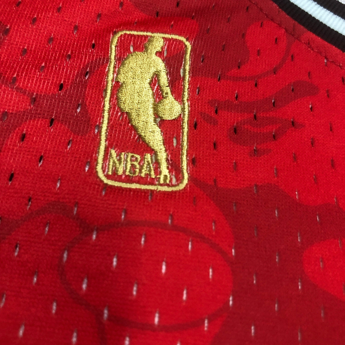 Jersey Swingman BAPE X Miami Heat Mitchell & Ness Hardwood Classics 1993