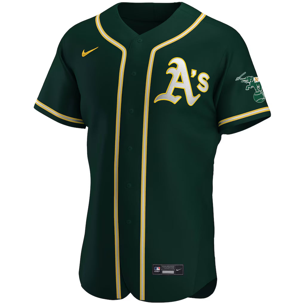 MLB Oakland Athletics Jersey Green Authentic
