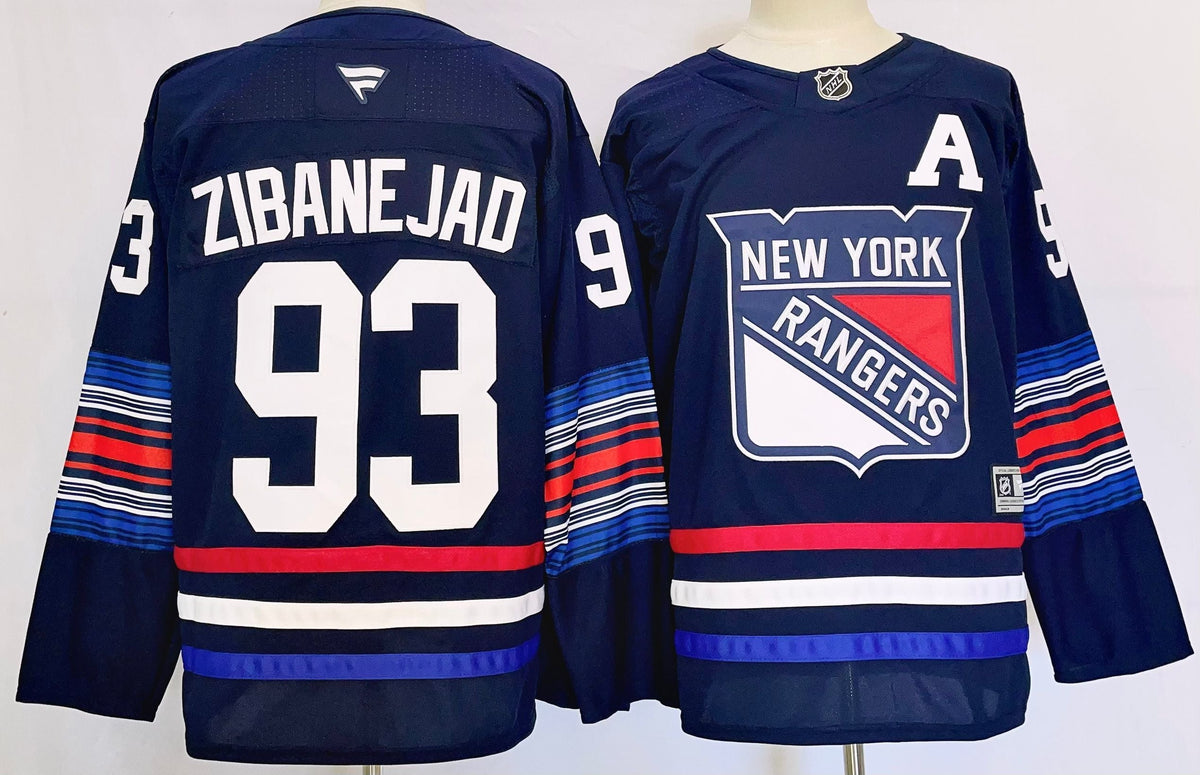 NHL New York Rangers Jersey Blue Escuro