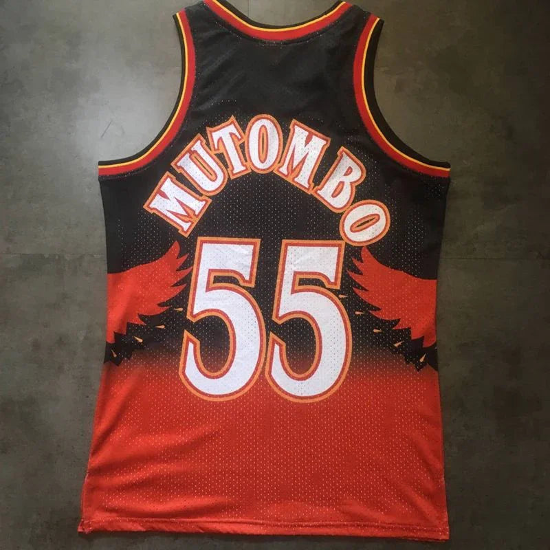 Jersey Authentic Atlanta Hawks Mitchell & Ness Hardwood Classics 1996/97