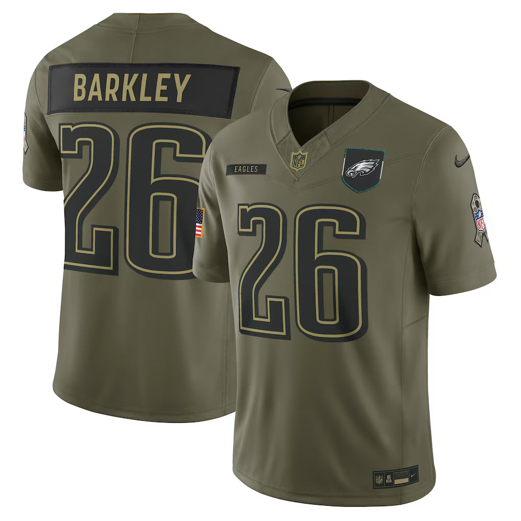 NFL Philadelphia Eagles Vapor F.U.S.E. Limited Jersey Salute To Service 2025