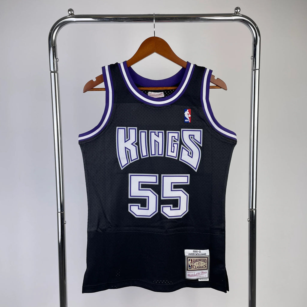 Jersey Swingman Sacramento Kings Mitchell & Ness Hardwood Classics 2001/02 Black